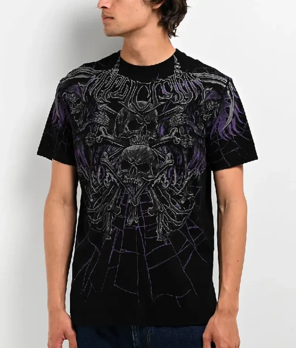 Affliction Darkness Tech Black Shirt