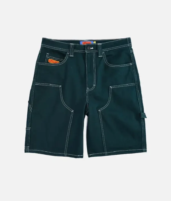 Empyre Double Knee Green Skate Shorts