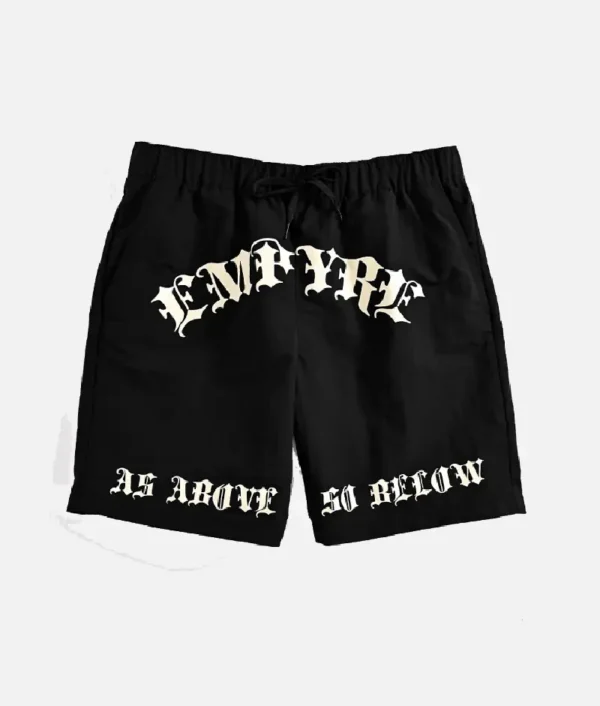 Empyre Edges Black Shorts