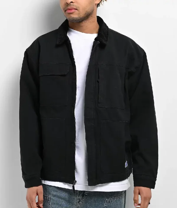 Empyre Grind Chore Black Canvas Jacket