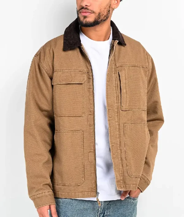 Empyre Grind Chore Tan Canvas Jacket