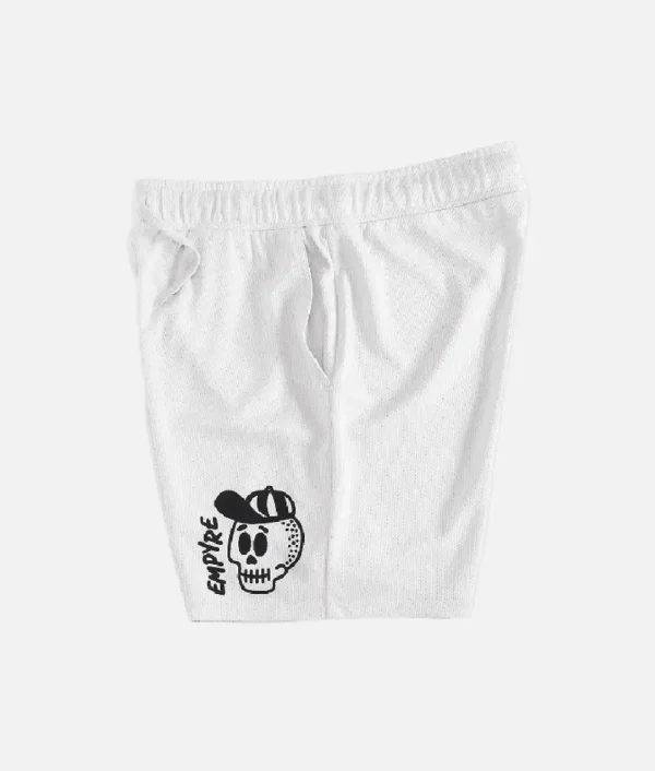 Empyre Ready Off White Mesh Shorts