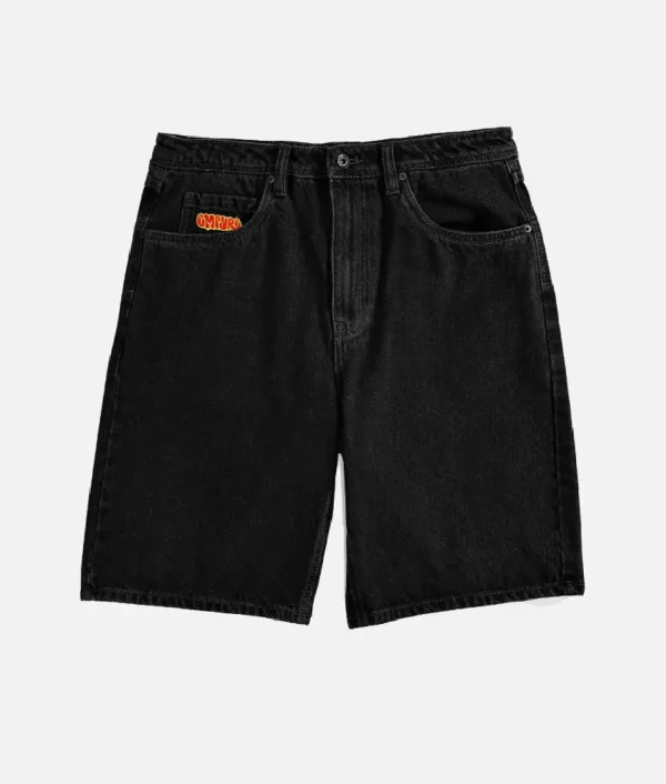 Empyre Shmutz Black Denim Skate Shorts