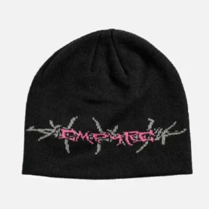 Empyre Skully Barbed Black Beanie