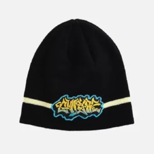 Empyre Slappy Black Skull Cap Beanie