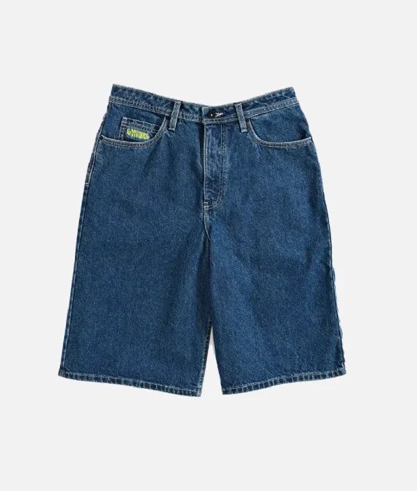 Empyre Ultra Loose Blue Denim Skate Shorts