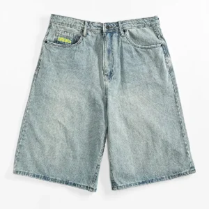 Empyre Ultra Loose Light Blue Denim Skate Shorts